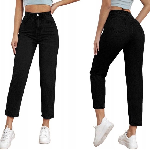 Leigh Morgan Pants - NWT Vintage Leigh Morgan Black Jeans- Size 12/ Large